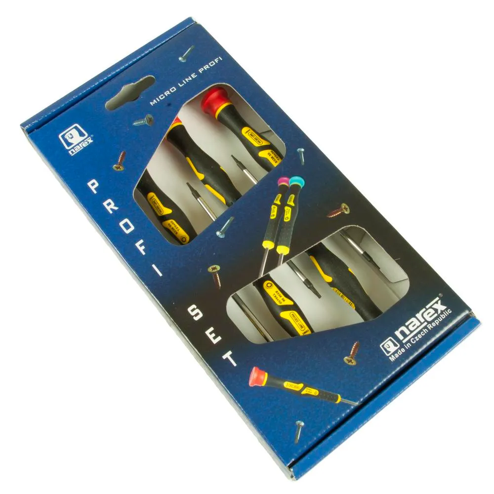 Ruuvimeisselisarja Narex Micro Line Profi, torx