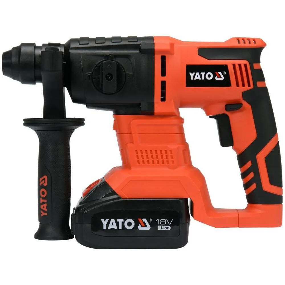 Yato Akkuporavasara SDS+ 18V 24 mm + 18V 3 AH akku ja laturi 4