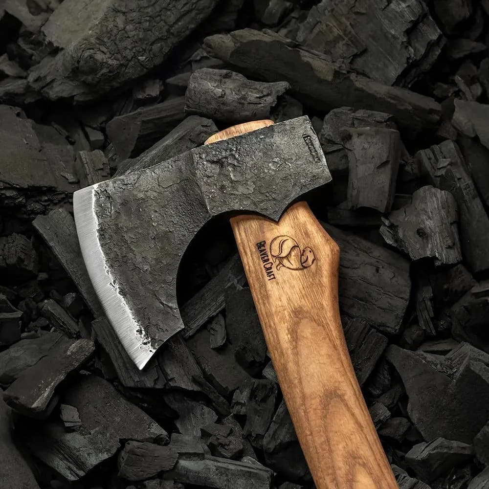 BeaverCraft Metsäkirves 640 mm, viikinkikirves + vyö 2