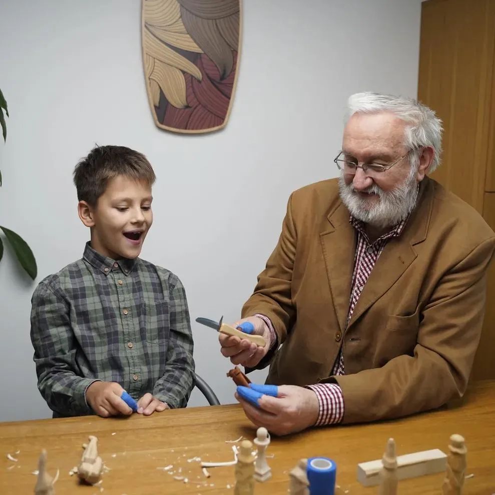 BeaverCraft Eräpuukko Junior nahkatupella 3