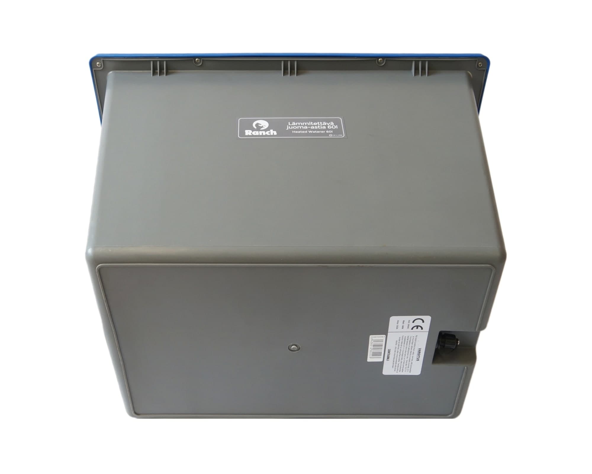 60 l lämmitettävä juoma-astia ja muuntaja 3