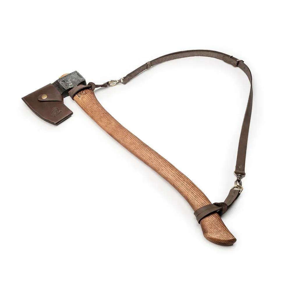 BeaverCraft Metsäkirves 640 mm, viikinkikirves + vyö 4