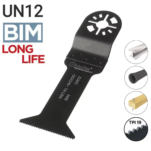 Qblades un12-44x78 monitoimityökalun terä bim