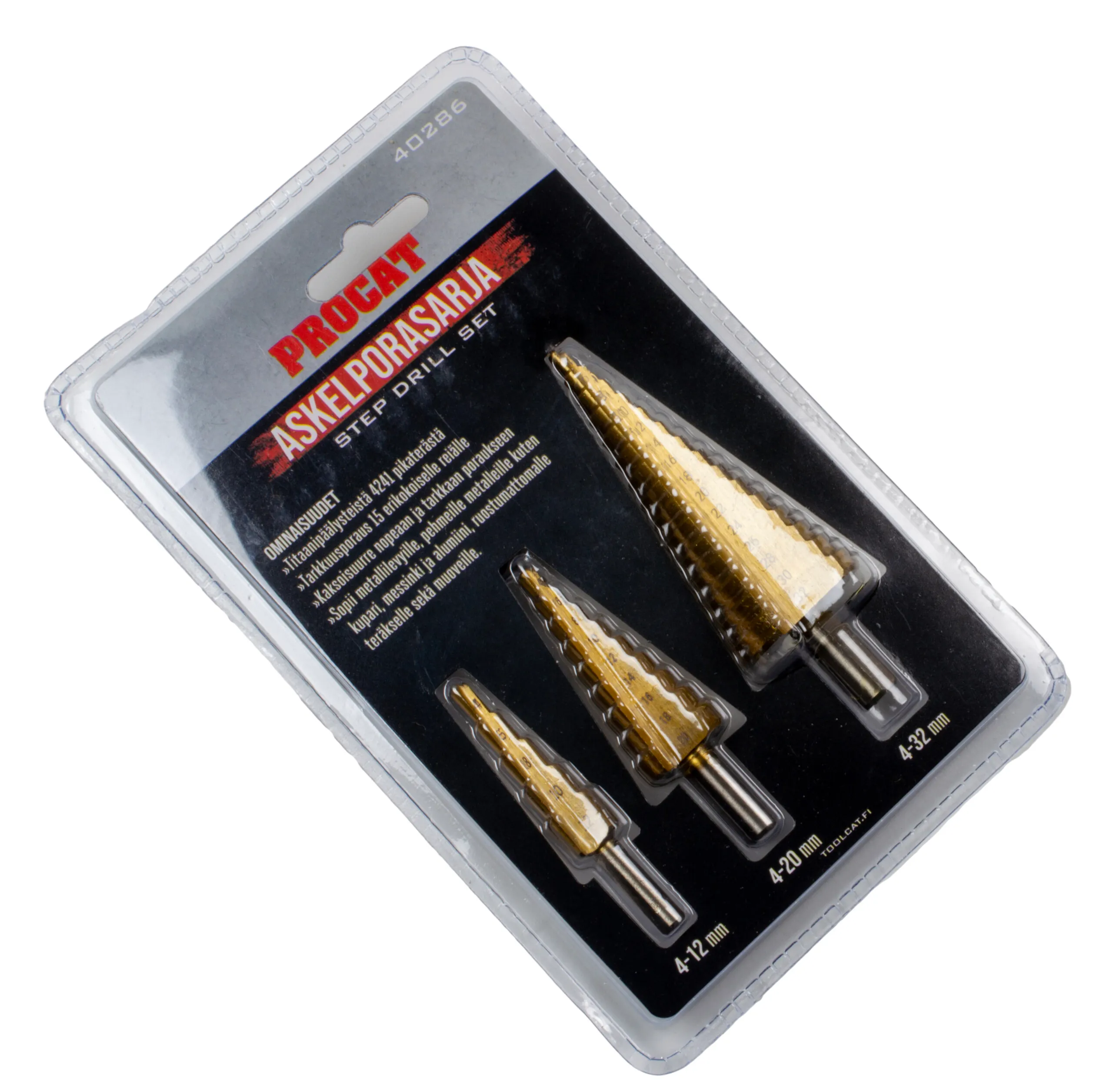 Procat Levyporasarja 3-os 4-12, 4-20, 4-32 mm