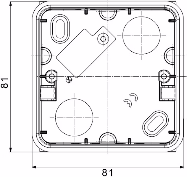 PINTA-ASENNUSKOTELO GW95527 IP44 VALKOINEN