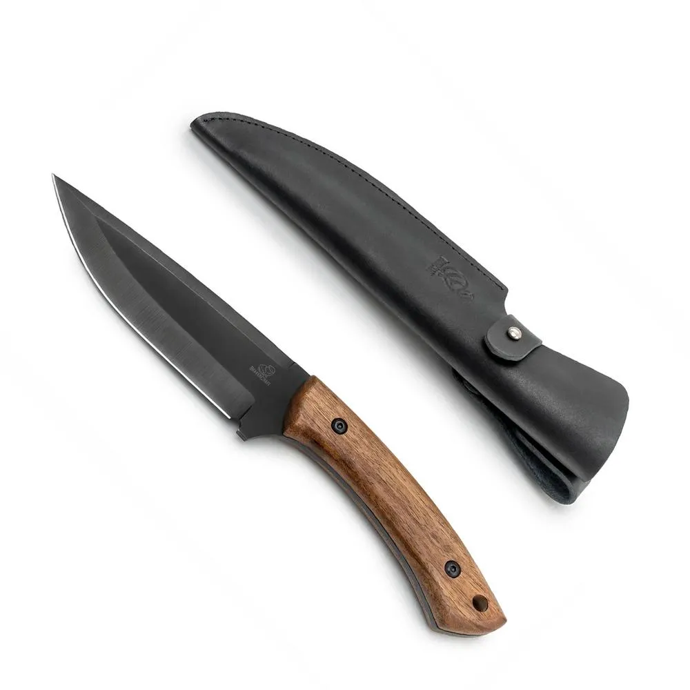 BeaverCraft Metsästyspuukko HGK1 275 mm pähkinäpuu + tuppi 1