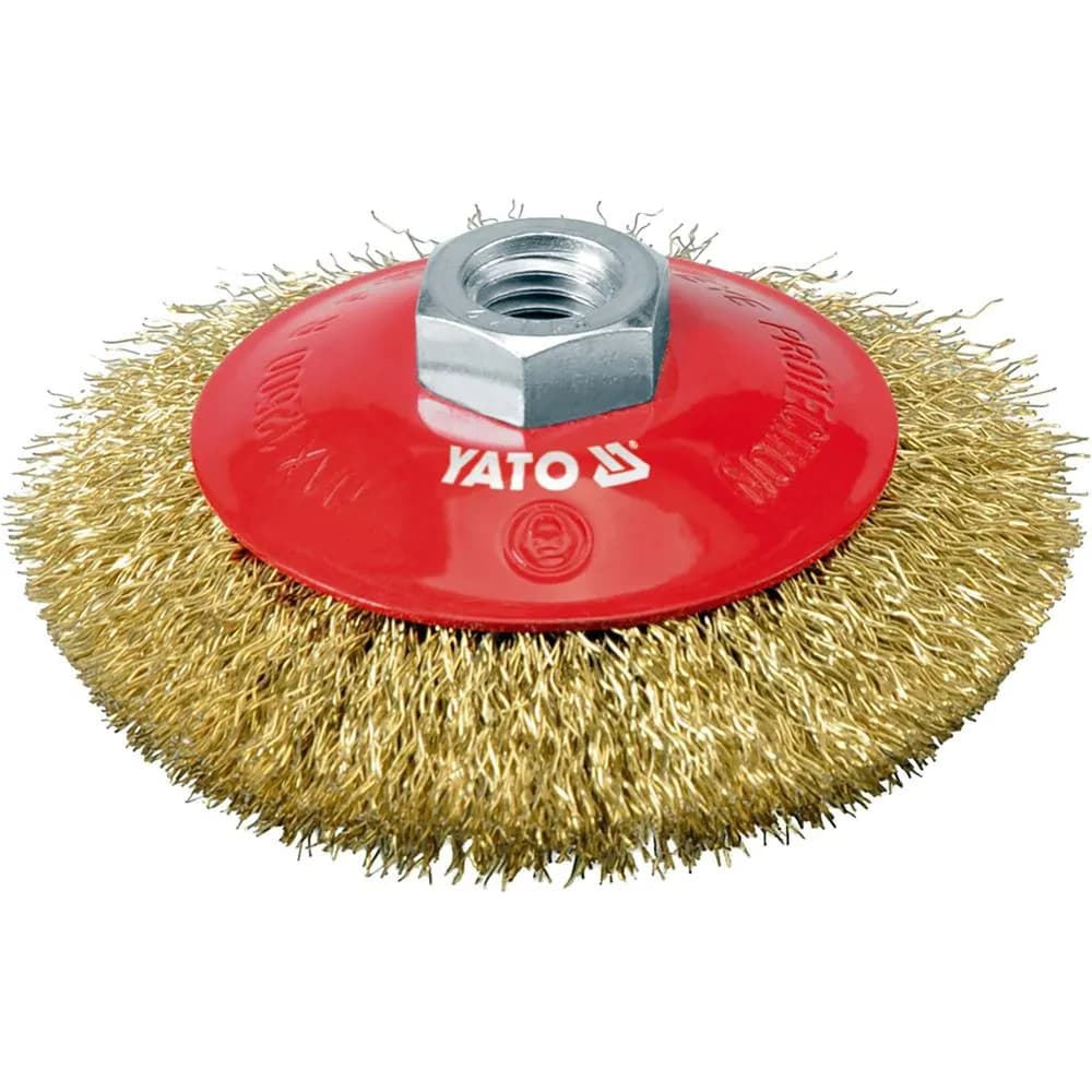Yato Pyöröharja M14 100 mm messinki