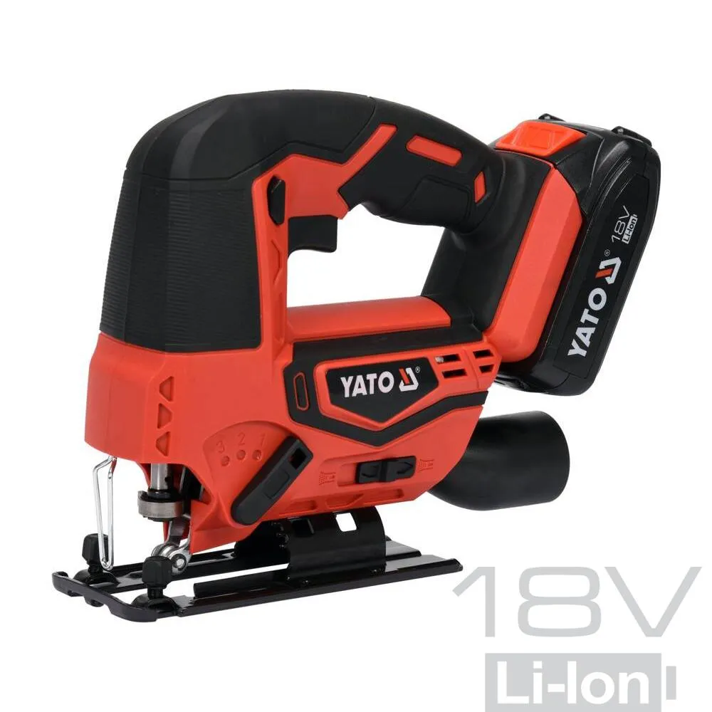 Yato Akkupistosaha 18V + 2 Ah akku ja laturi