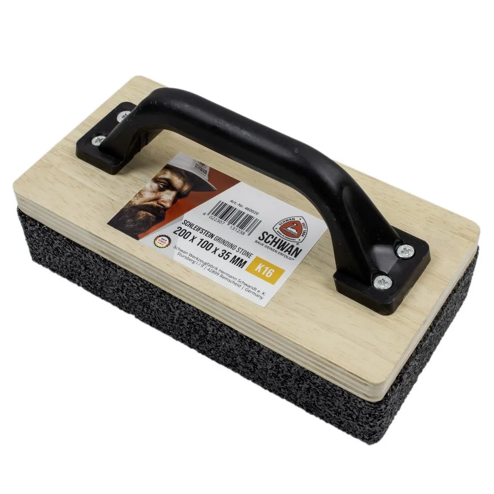 Schwan Käsihiomakivi 200 x 100 x 35 mm K16 1