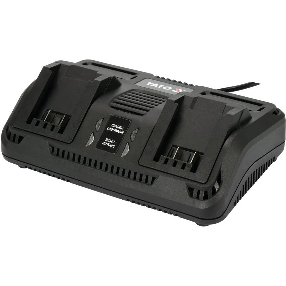 Yato Akkumoottorisaha 16" 2x18V 2 x 4AH akku + pikalaturi sarja 5