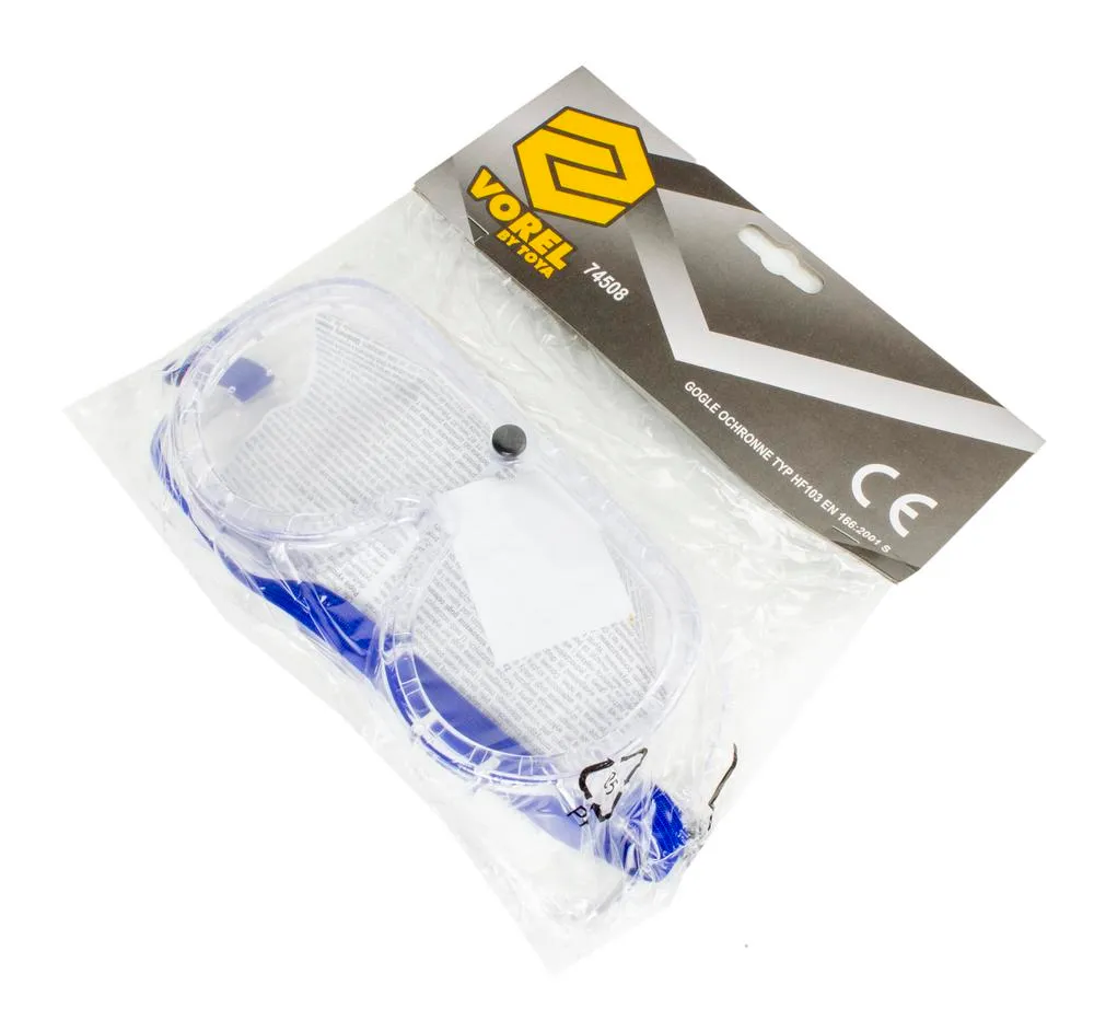 Vorel Suojalasit kirkas, maskimalli HF-103-3 2