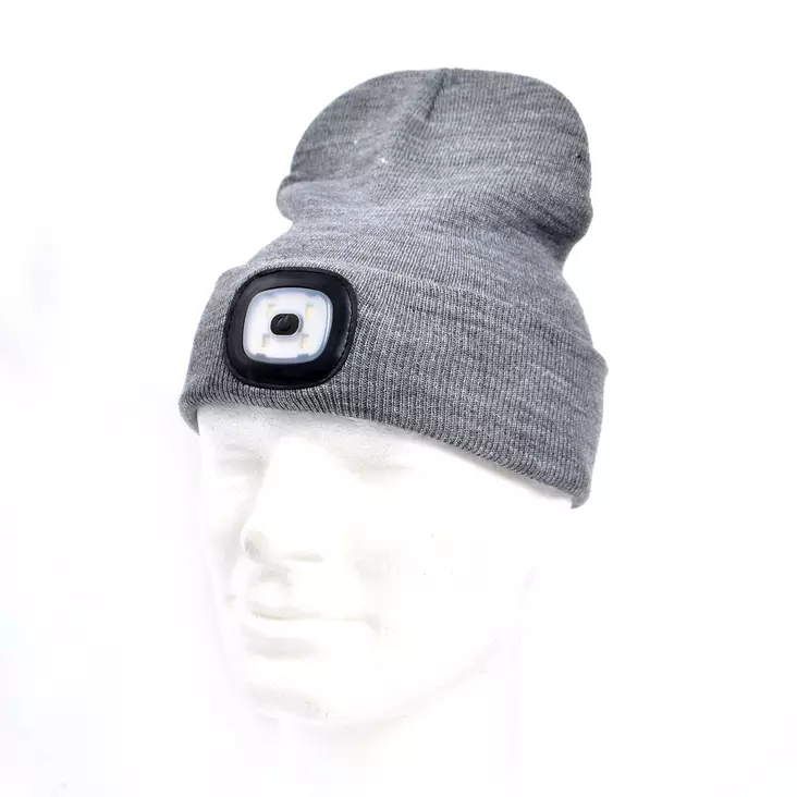 Outdoor Pipo LED valolla harmaa USB-ladattava