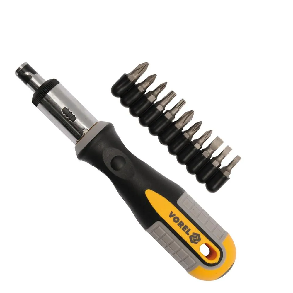 Vorel Räikkäruuvimeisselisarja 12-os