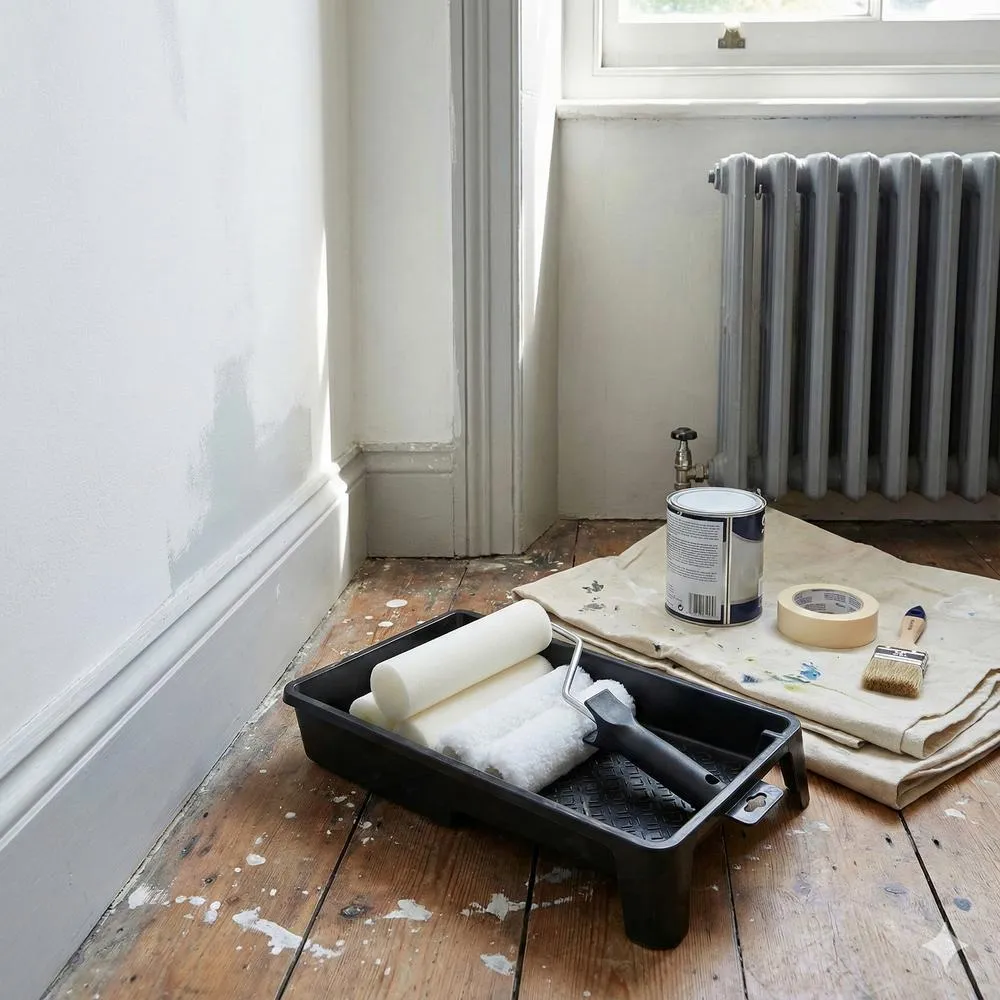 Schwan Maalaustelapakkaus 100 mm 5-osaa, 4 telaa + varsi 2