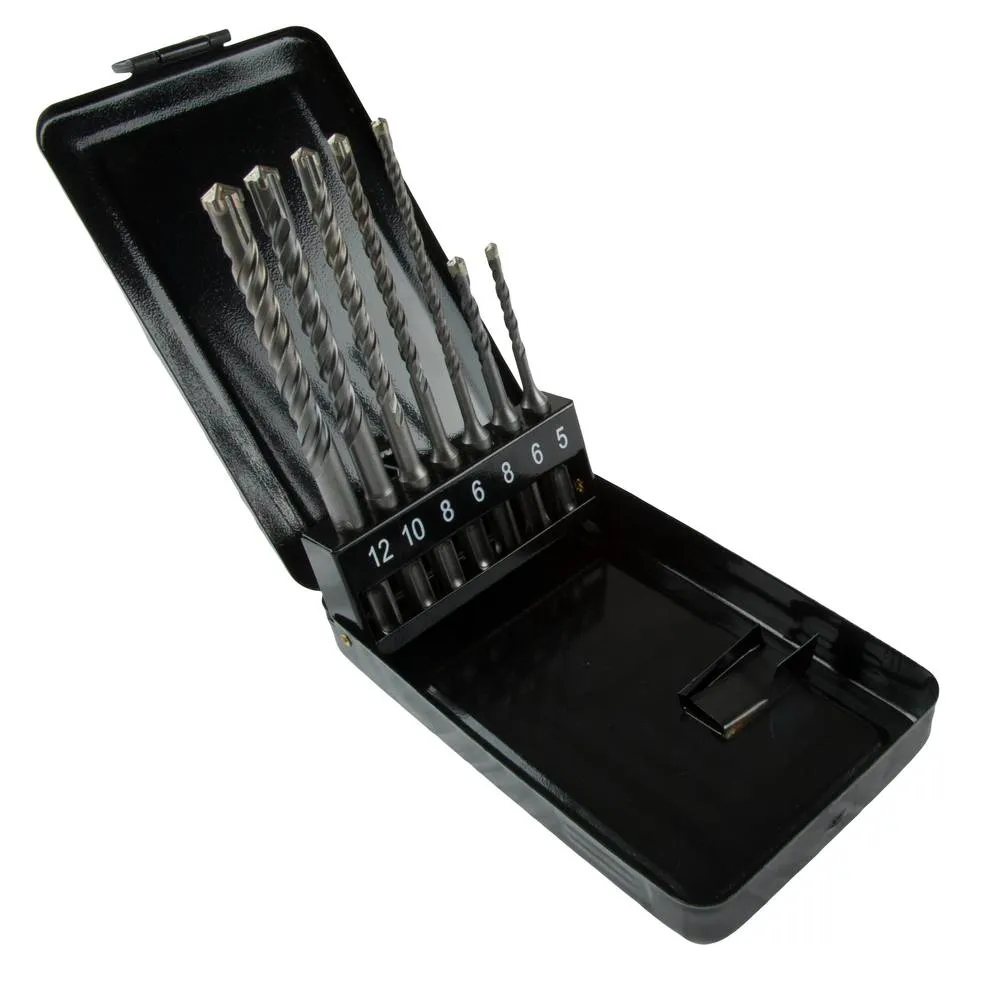 SDS+ Porasarja Procat 4-leikkuu 6 osaa 5-12 mm, metallilaatikko