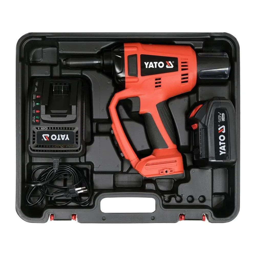 Yato Akkuvetoniittikone 18V + 3 AH akku ja laturi sarja 5