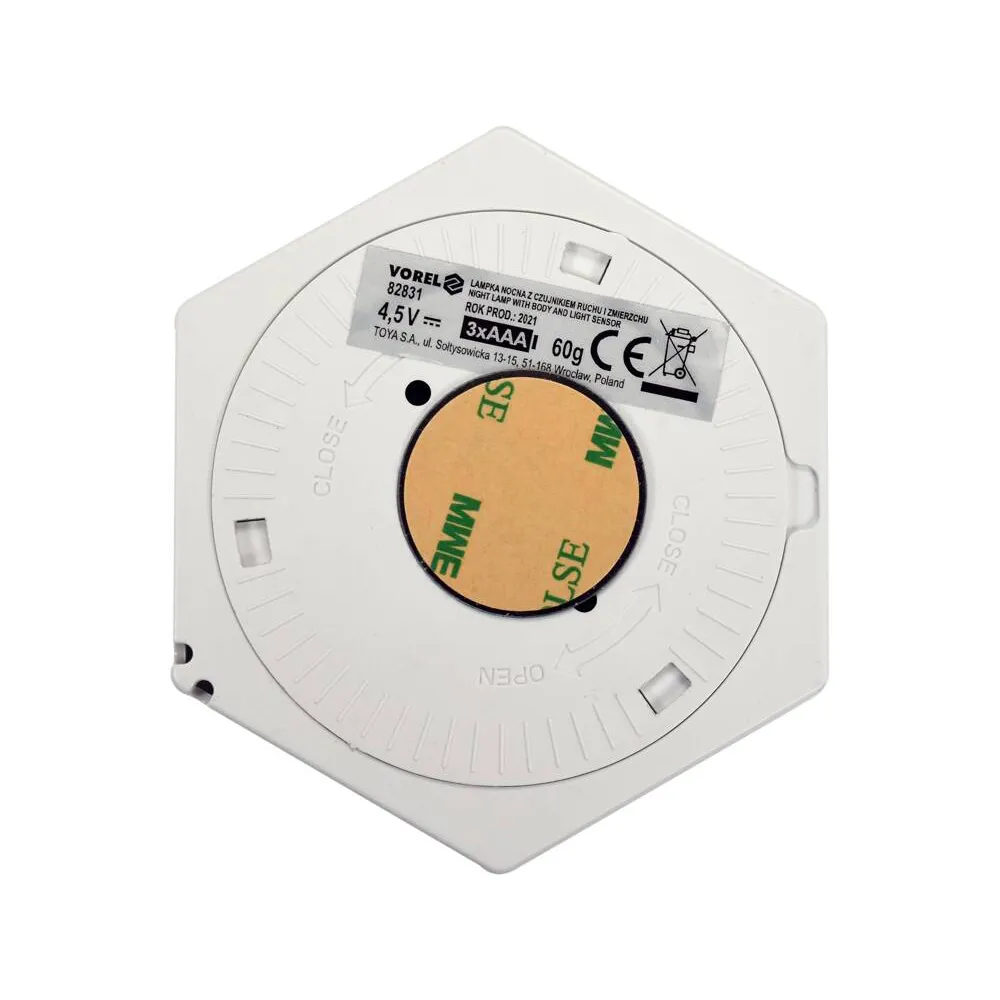 Vorel Paristokäyttöinen led-valo liiketunnistimella 50lm 3