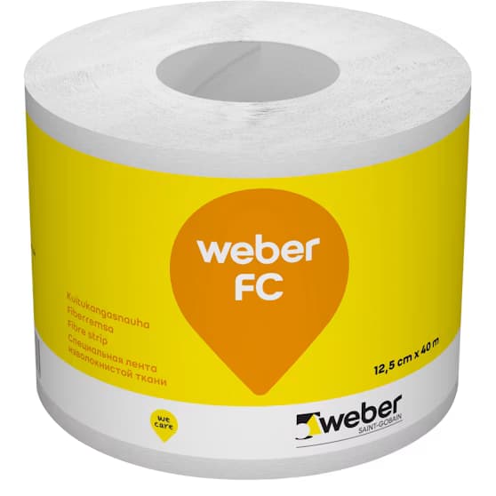 Kuitukangasnauha Weber FC 0,125x40m 1