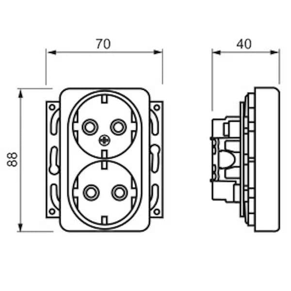 PISTORASIA JUSSI 2S/16A/IP21 UKJ HL VAL