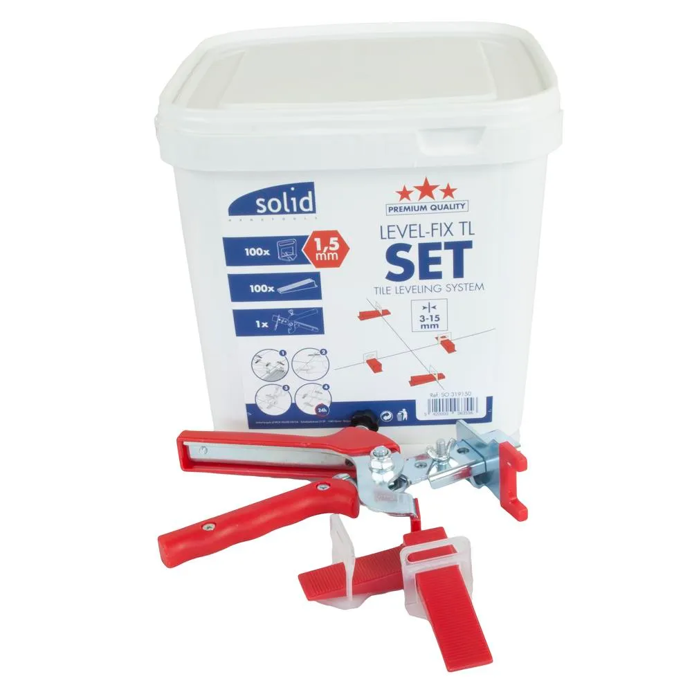 Laattojen tasausjärjestelmä kiilattava malli 3