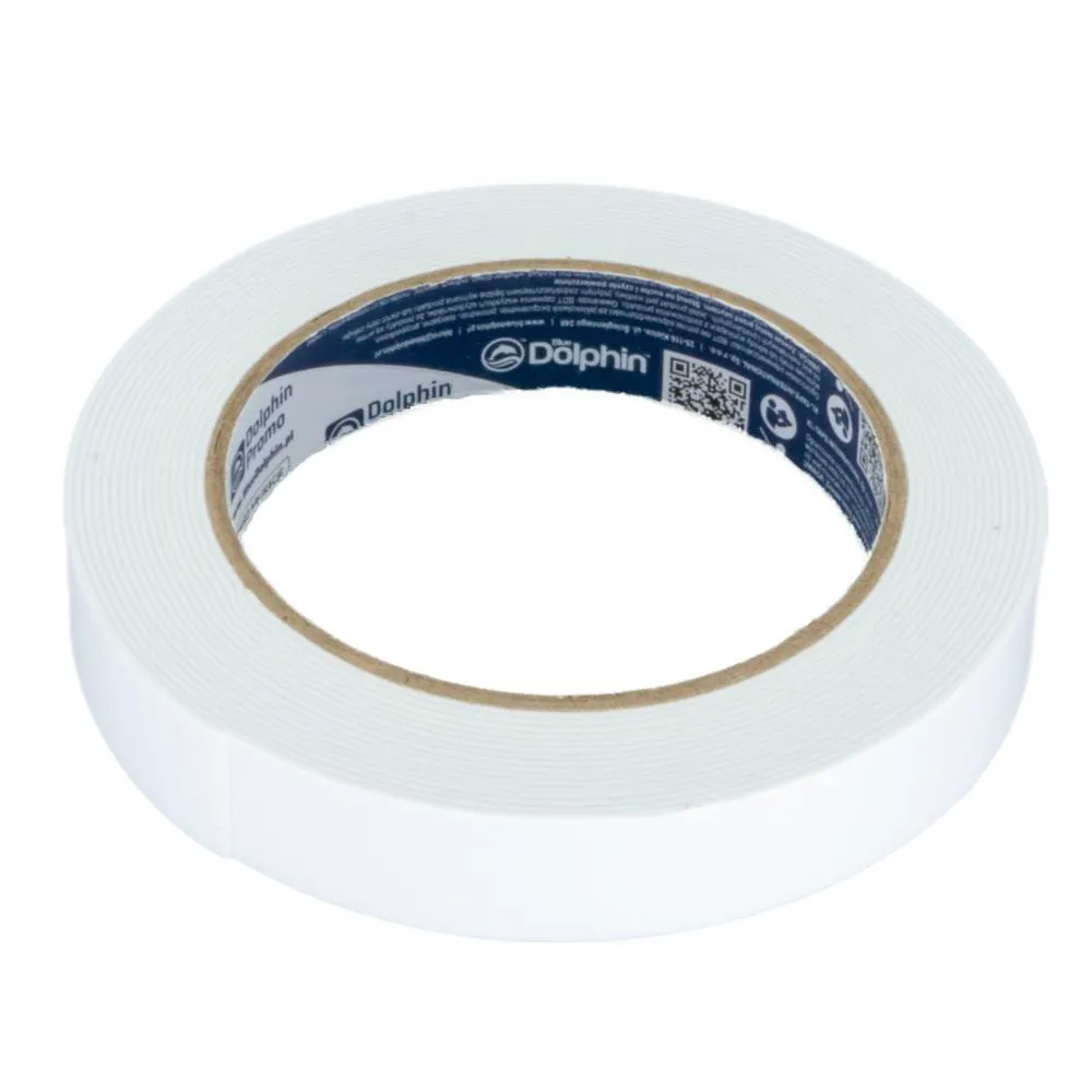 Blue Dolphin 2-puoleinen teippi 19 mm × 5 m vaahtomuovi 2