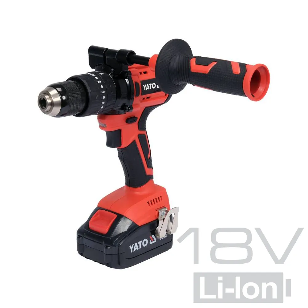 Yato Akkuiskuporakone 18V 75Nm + 3 AH akku ja laturi sarja