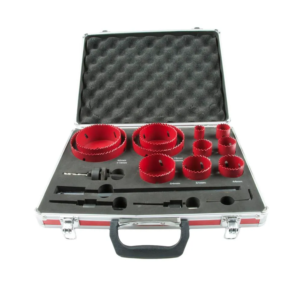 Reikäsahasarja Procat 15 osaa 22-114 mm alumiinisalkussa