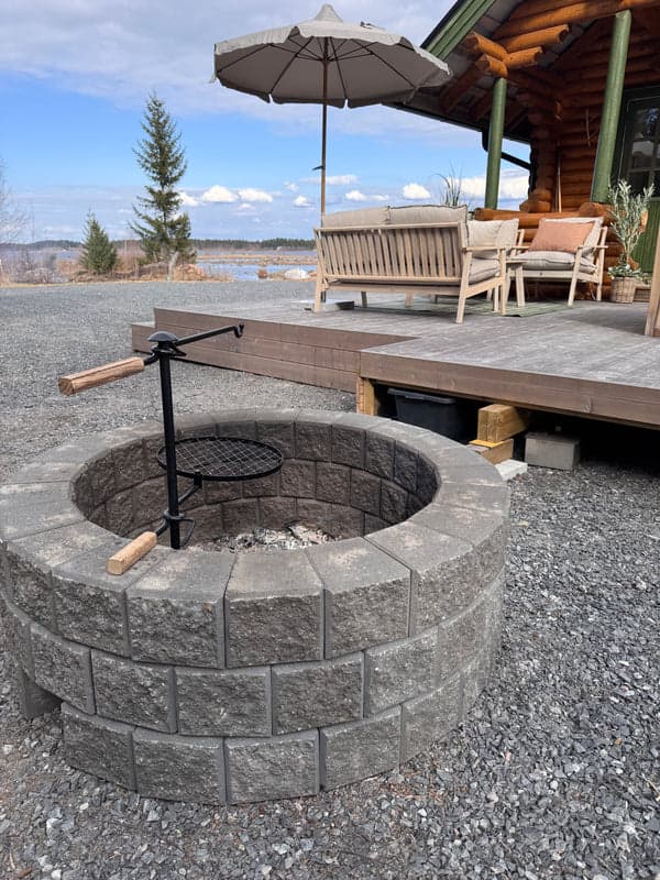 Nuotiopaikka Pyörre musta 4