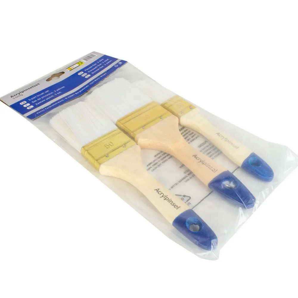 Sivellinsarja 230 mm 3-osaa, akryylimaalille