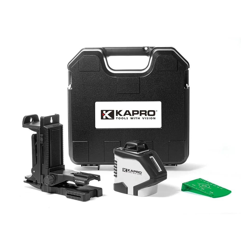 Tasolaser Kapro 962 1V+1P, vihreä laser IP65