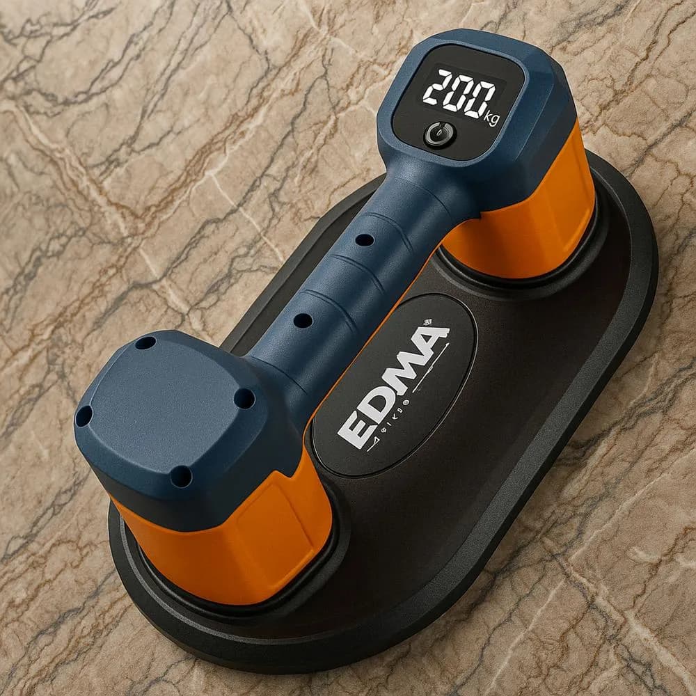 Edma Akkukäyttöinen imukuppi PRO 160 kg epätasaisille pinnoille 8