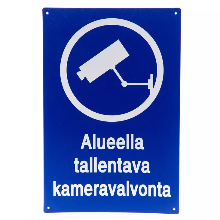 Kyltti - Alueella tallentava kameravalvonta 1