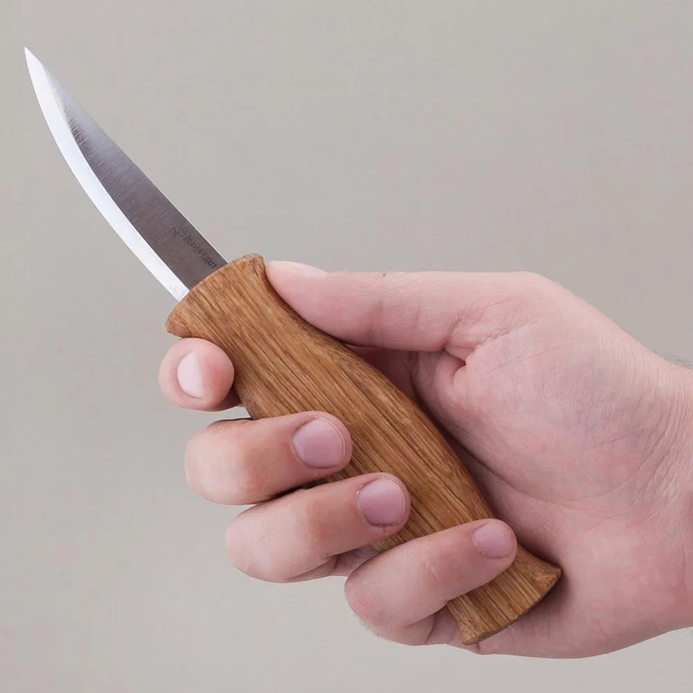 BeaverCraft Vuolupuukko 80 mm, tamminen muotoiltu kahva 2