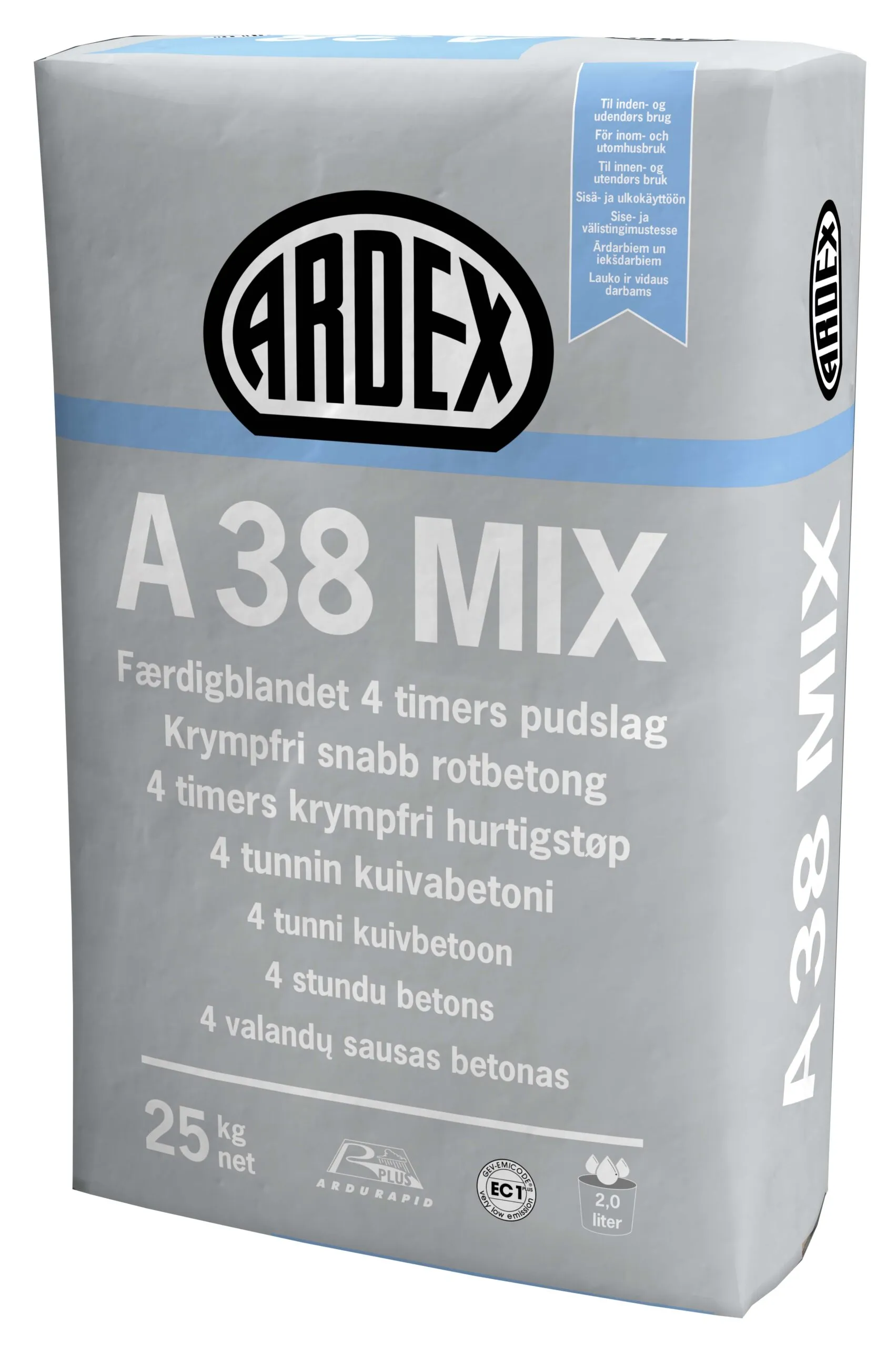 4 TUNNIN KUIVABETONI ARDEX A 38 MIX 25KG 1