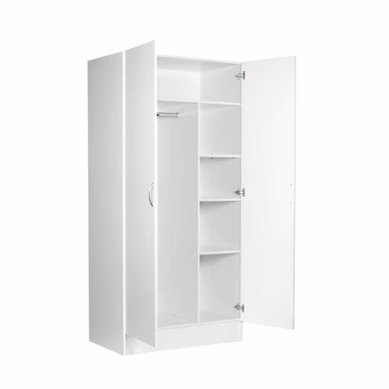 Säilytyskomero Goodiy 80x208x56,8cm valkoinen 2