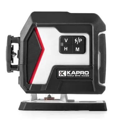 Kapro Ristilaser Nucleo 360 ast. vihreä 3 linjaa + seinäteline 4