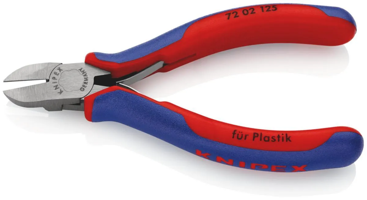 Knipex 72 02 125 sivuleikkurit muoville 125 mm 1