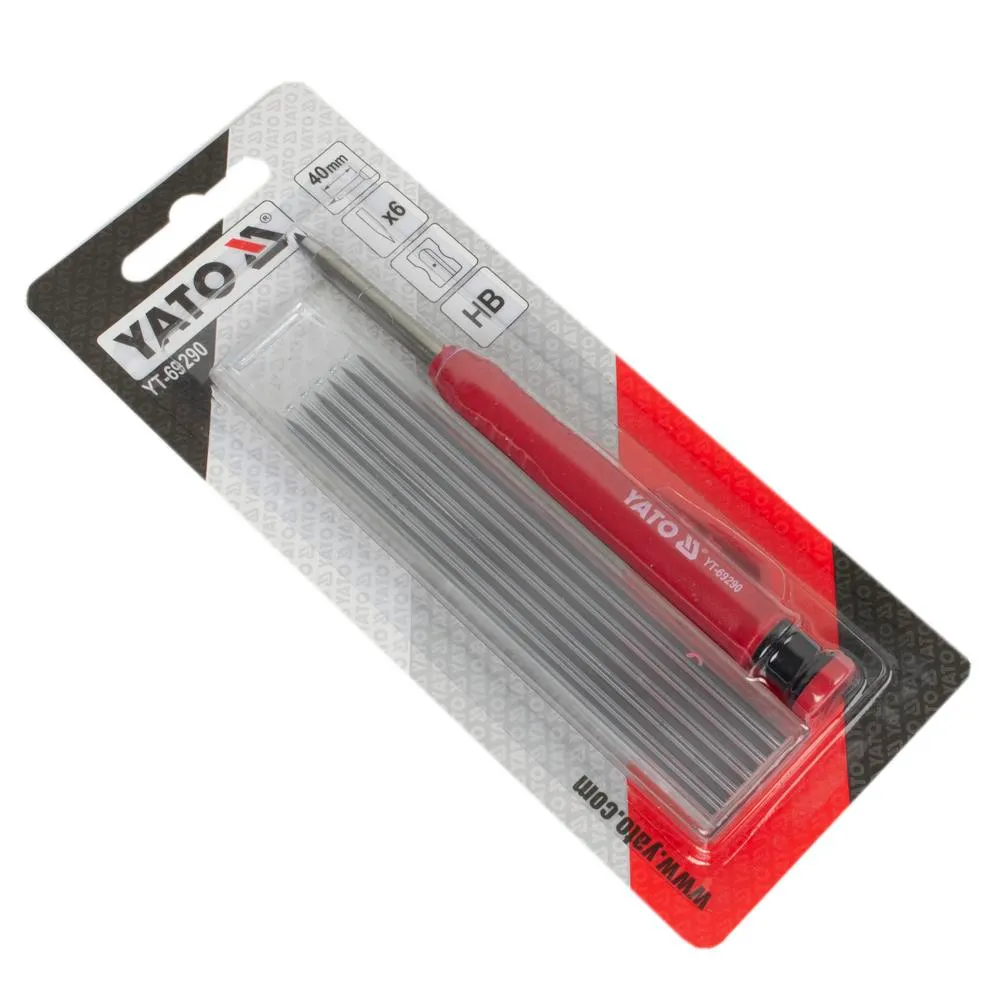 Yato Timpurinkynä + 6kpl lyijy, kapeakärki 2