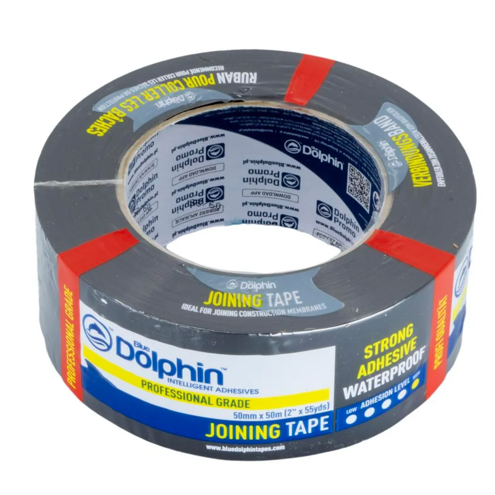 Blue Dolphin Liitosteippi PE 50 mm x 50 m rakennusmuoville
