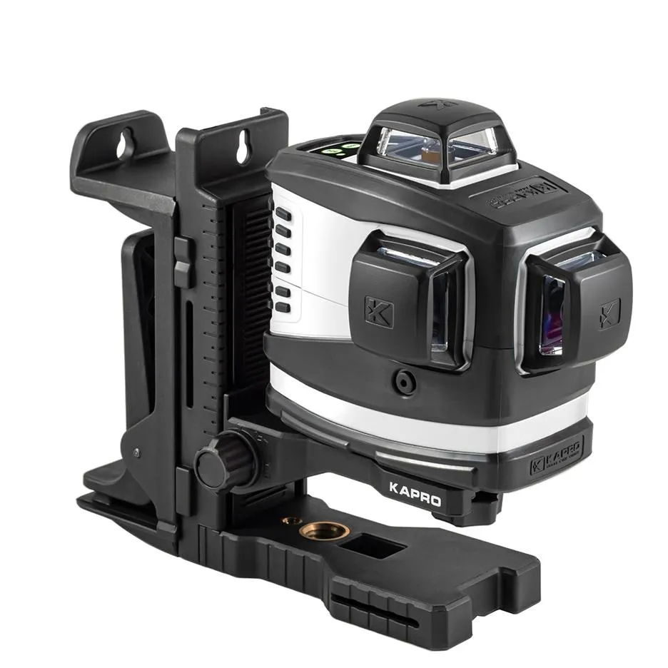 Linjalaser Kapro 883G vihreä 3D, 2P+1V 360 ast. kova kotelo IP65