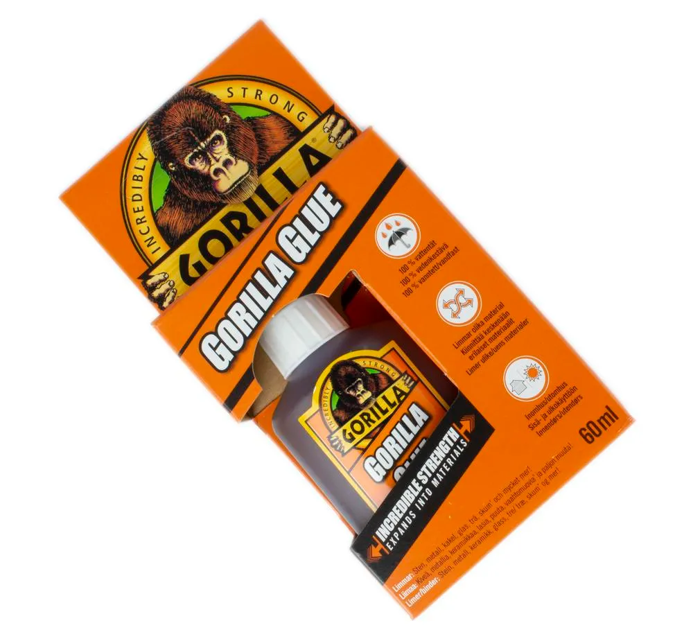 Gorilla liima 60 ml, yleisliima kaikille materiaaleille