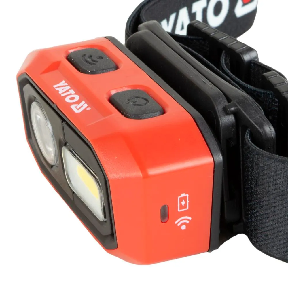 Yato Otsalamppu 480 LM, ladattava 1400 mAh IP54