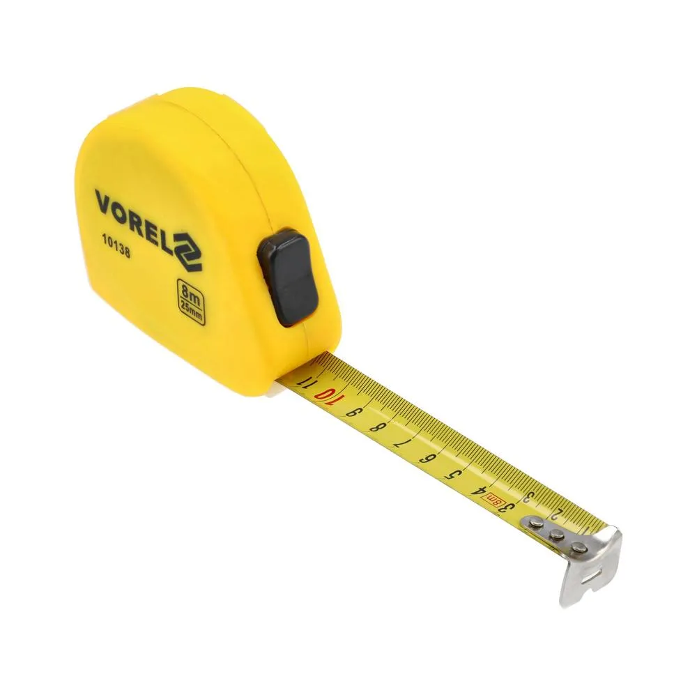 Vorel Rullamitta 8 m x 25 mm muovirunko 1