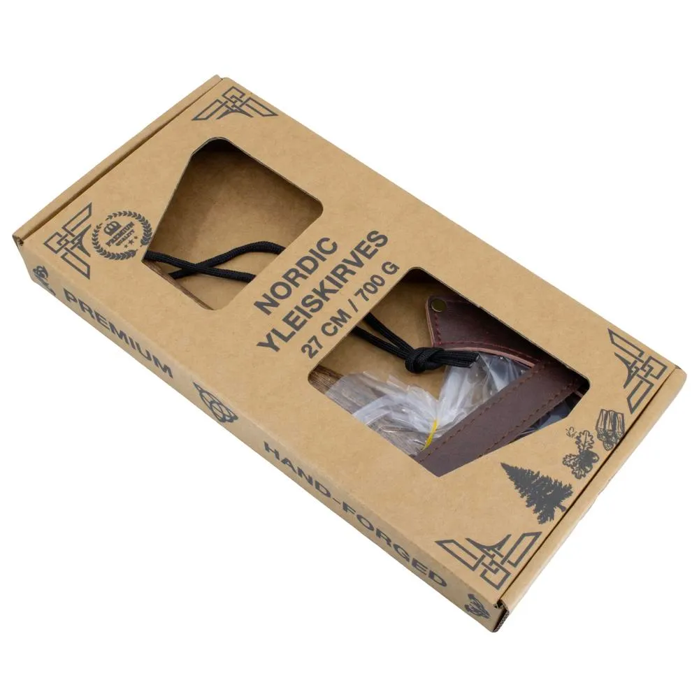 Nordic Kirves 27 cm / 700 g + nahkasuojus 2