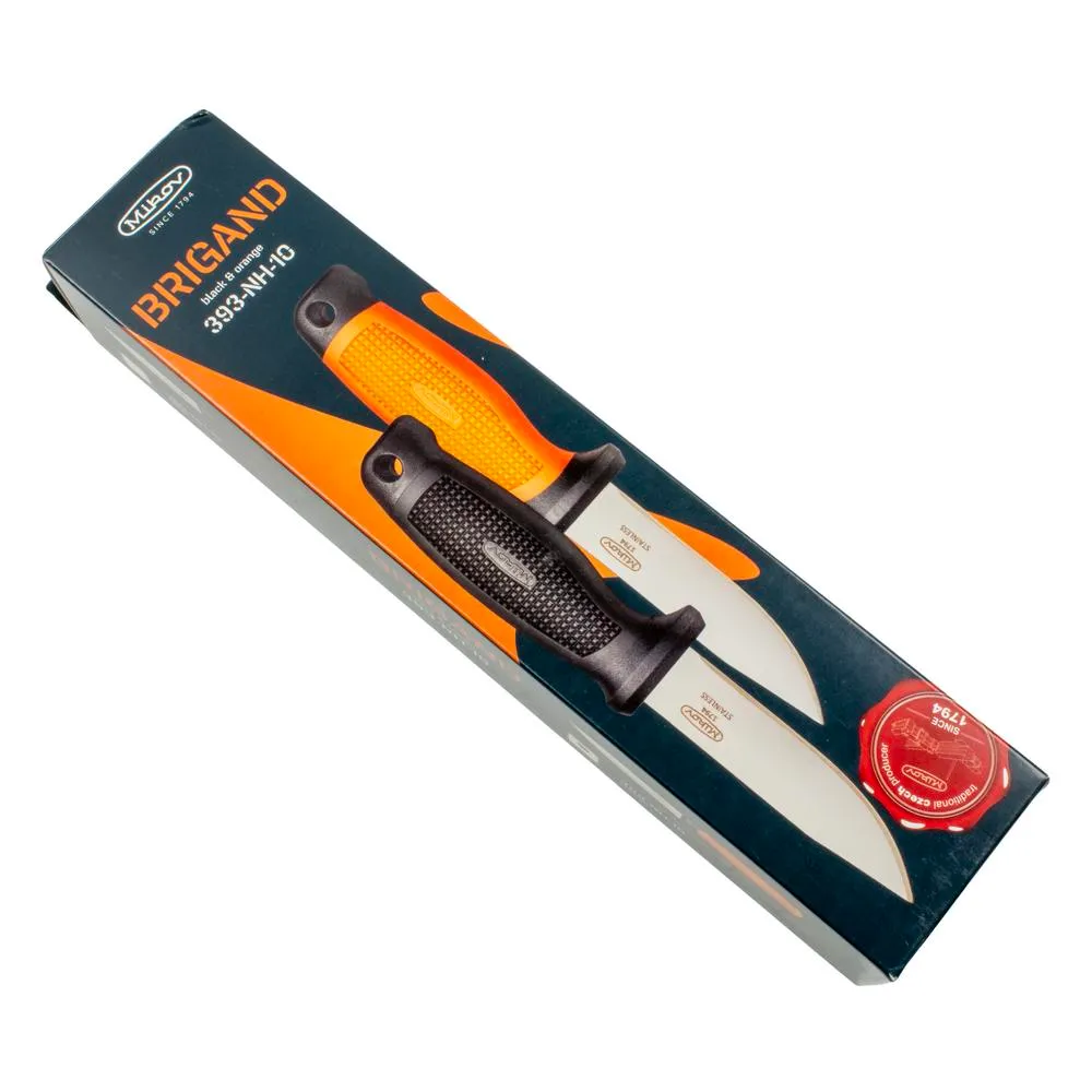 Mikov Brigand Puukko, RST 420 53-55 HRc oranssi kahva