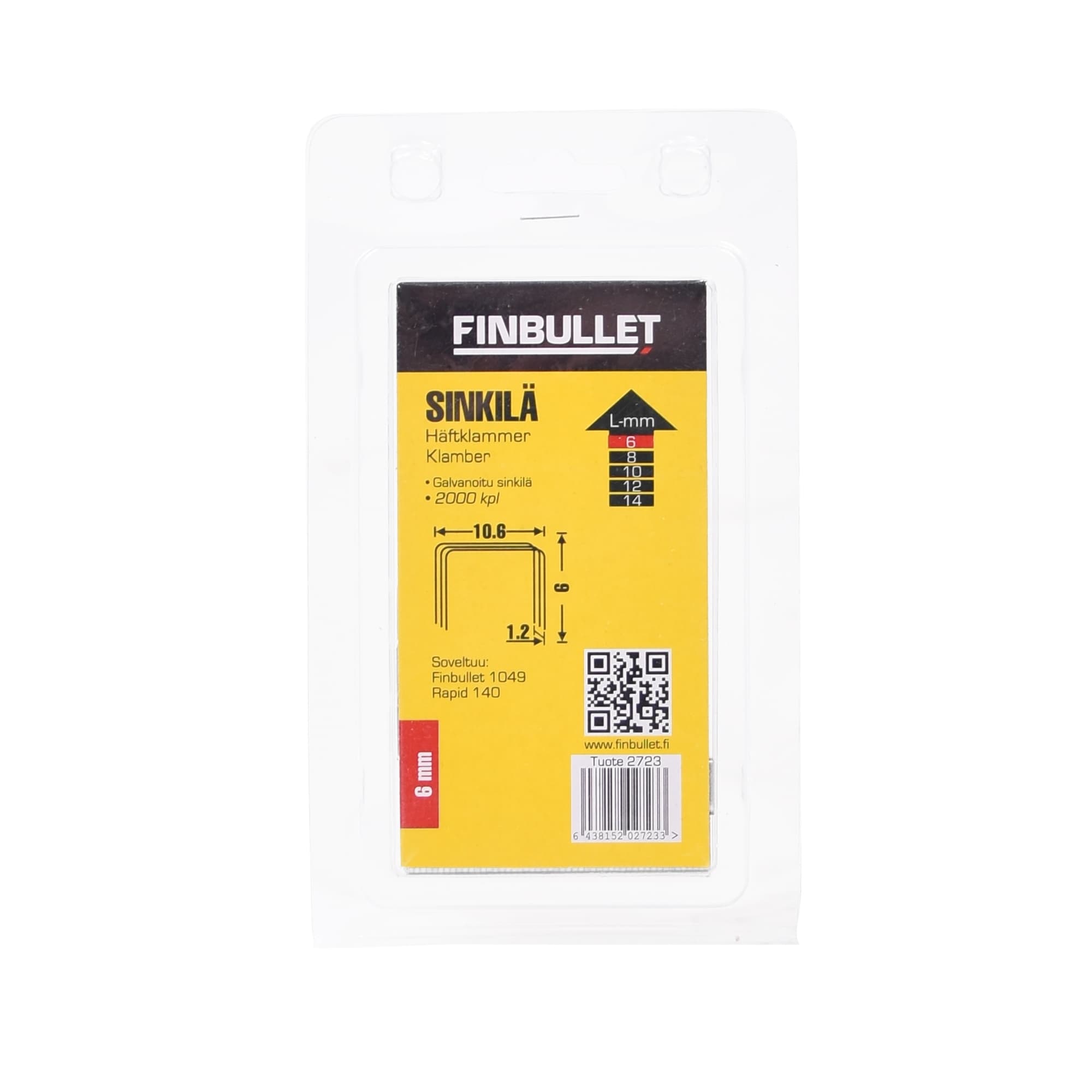 Finbullet sinkiläniitti 140 1