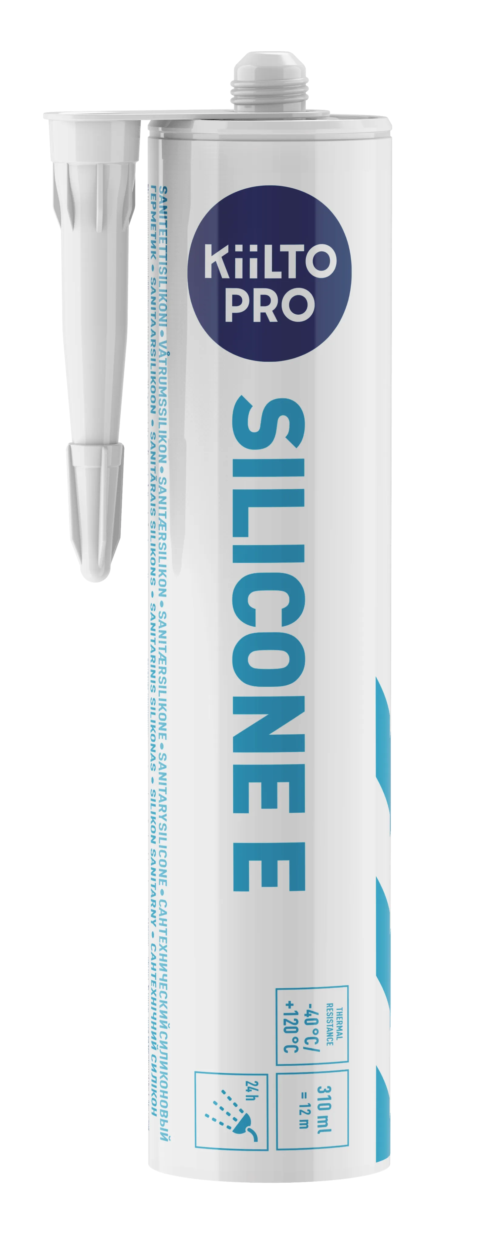 Kiilto Pro Silicone E saniteettisilikoni 310 ml