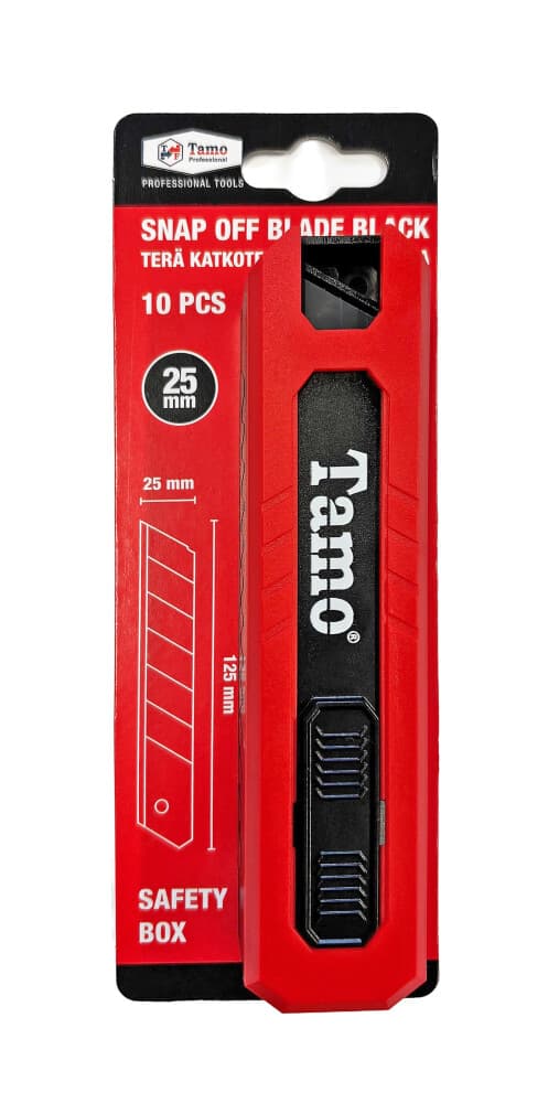 TAMO TERÄ KATKOTERÄVEITSEEN MUSTA 25MM 10KPL 2