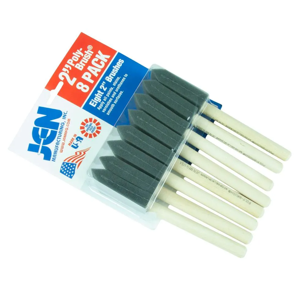 Poly-Brush Vaahtomuovisivellin 50 mm / 2", 8 kpl sarja 1