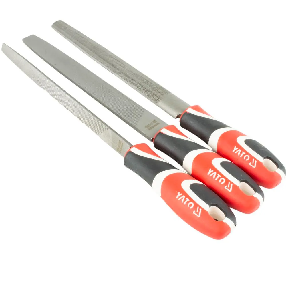 Yato Metalliviilasarja 250 mm, 3-osaa, komponenttikahvoilla 1